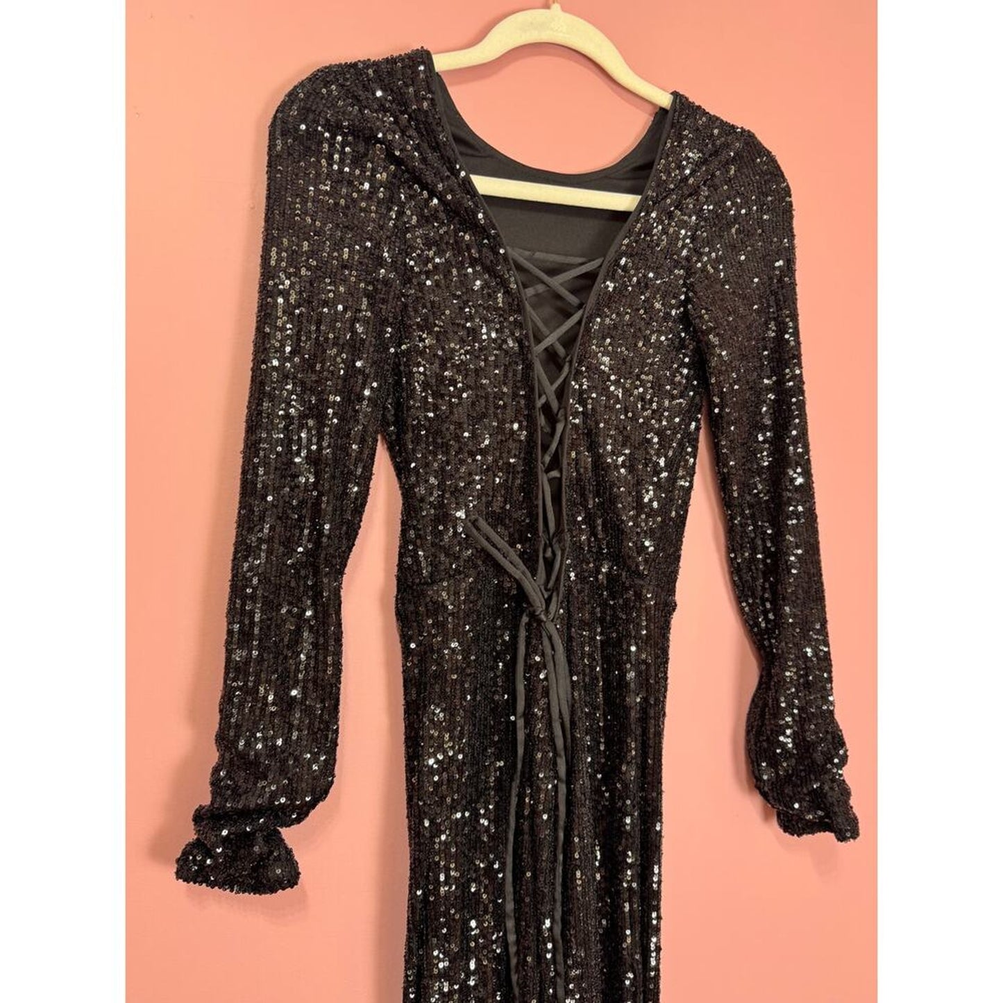 Show‎ Me Your Mumu Kitty Catsuit in Midnight Glitz Black Size Small