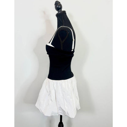 Show Me Your‎ Mumu Tiffany Skort Dress in Black & White Size Small Mini Stretch