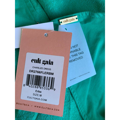 Cult Gaia Charlize Dress in Erba Medium 3/4 Sleeve Cutout Lined Pockets Party