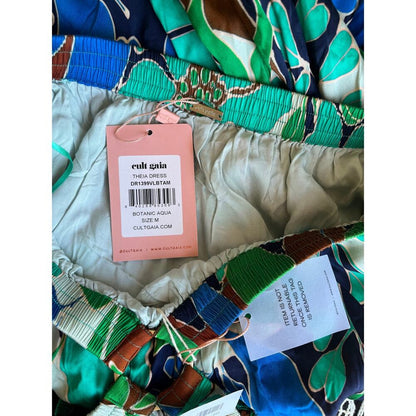 Cult‎ Gaia Theia Dress Botanic Aqua Size Medium