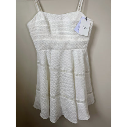 NEW NWT Aje. Cinque Jacuard Mini Dress White US Size 6