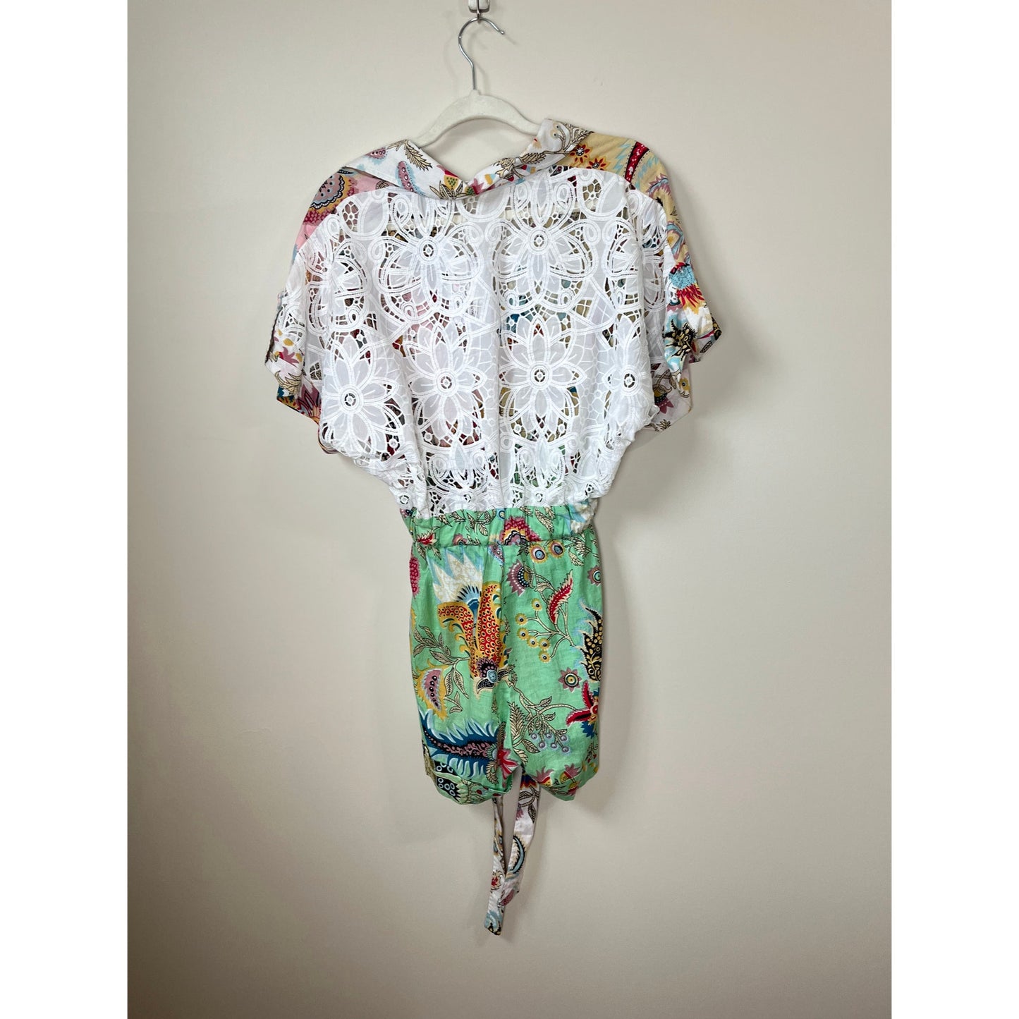 NEW NWT Charina Sarte Maharlika Romper Multi Color Size XS