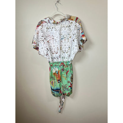 NEW NWT Charina Sarte Maharlika Romper Multi Color Size XS