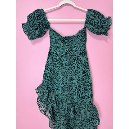 Majorelle Kayleigh Dress in Deep Teal XS