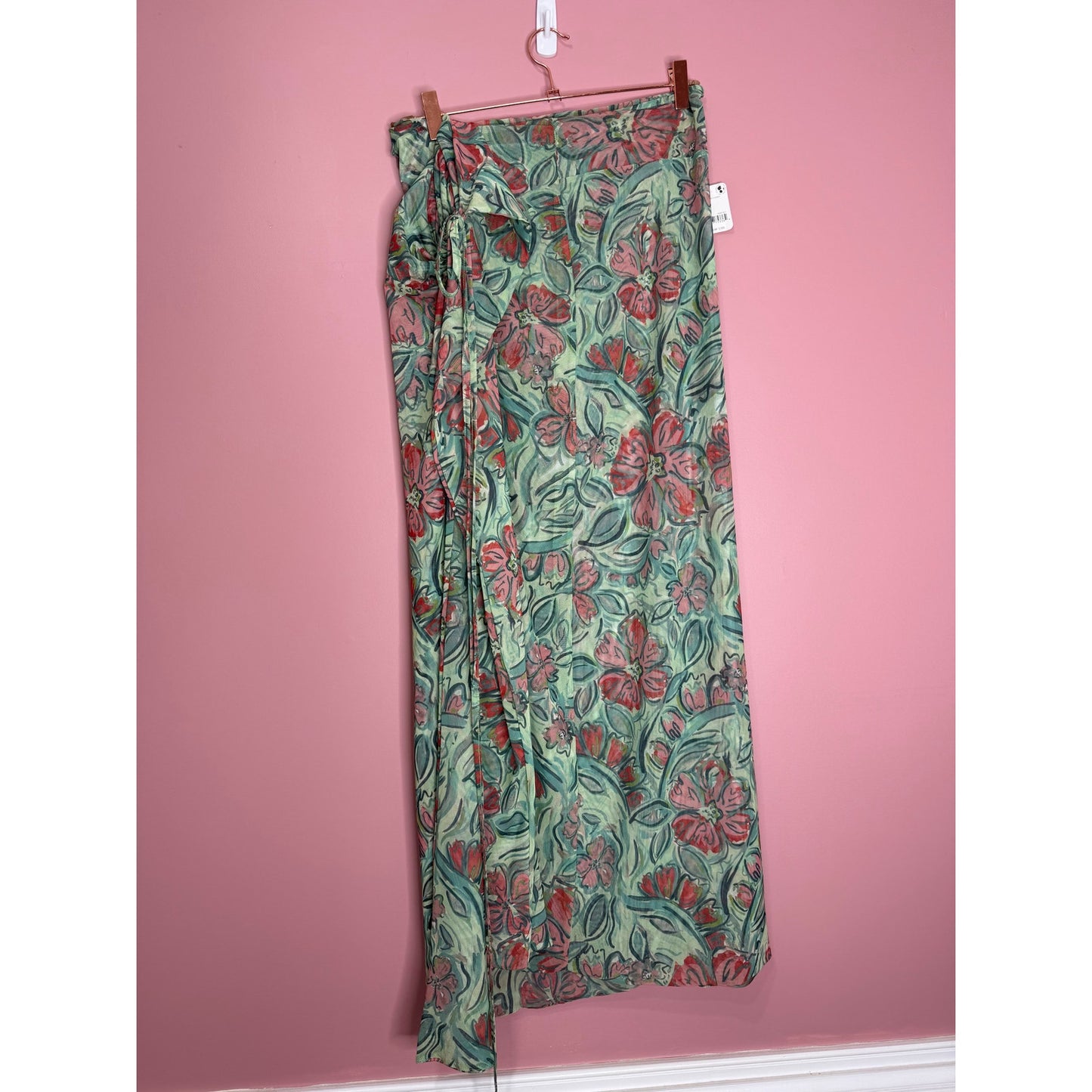 Free People Supernova Skirt Set in Watermelon Combo Medium Floral Print Stretch