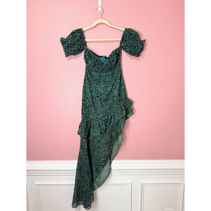 Majorelle Kayleigh Dress in Deep Teal XS
