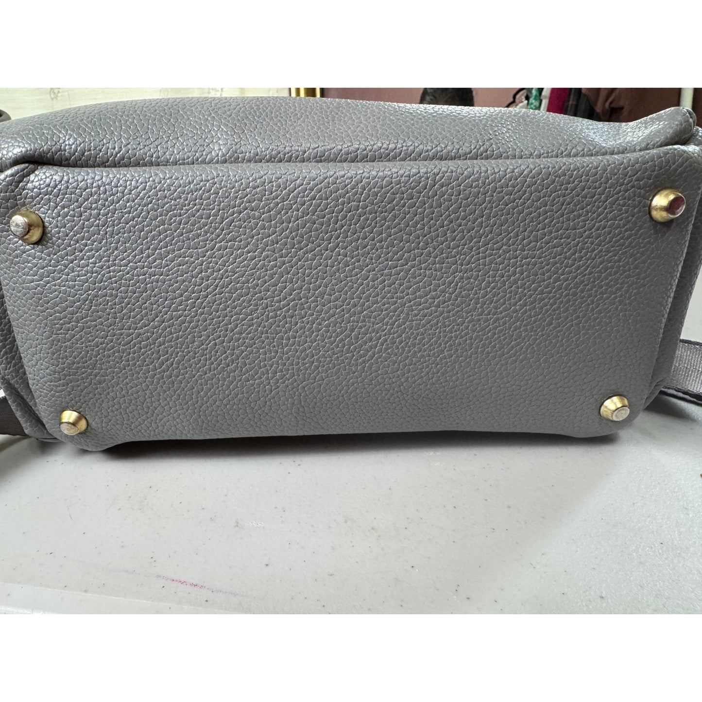 Freshly Picked Stone Mini Classic Bag Gray