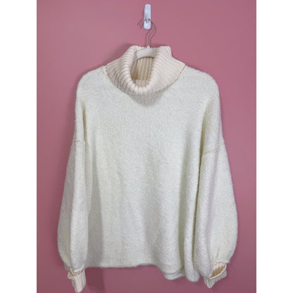 NEW Free People Milo Pullover in White Size XS
