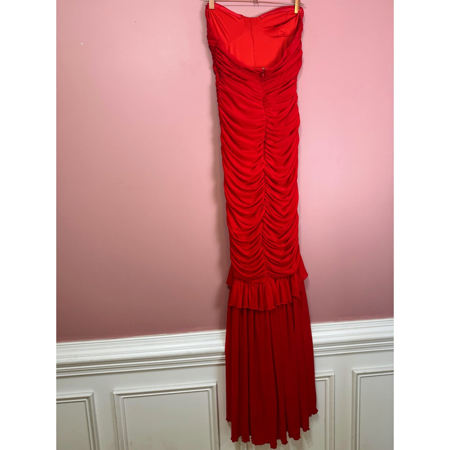 Majorelle Giules Gown in Cherry Red Size Large