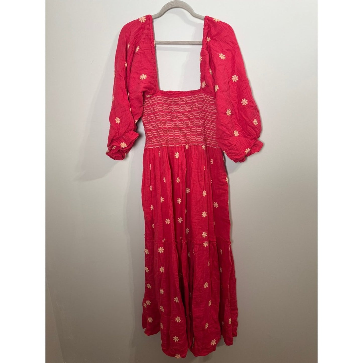 Free People Dress Watermelon Wedge Pink