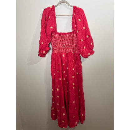 Free People Dress Watermelon Wedge Pink