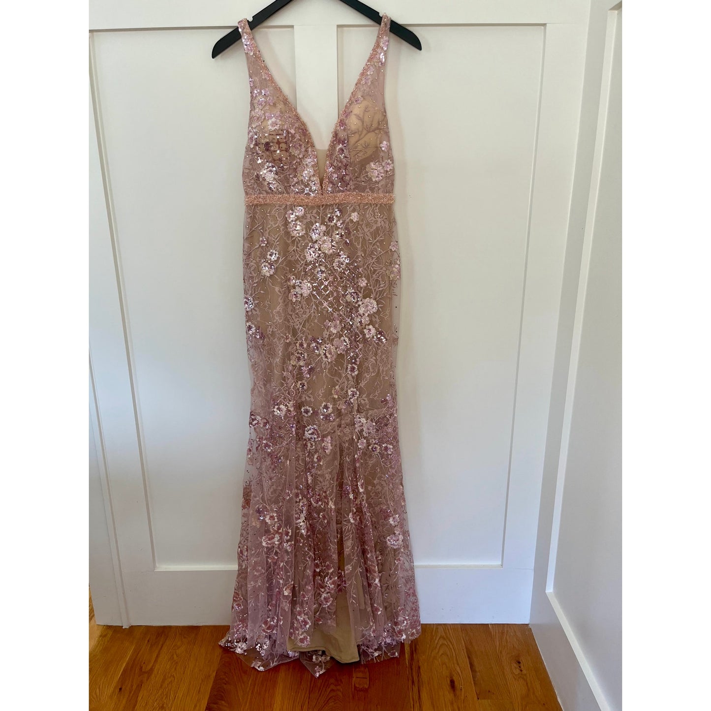 Mac Duggal Pink Gown Size 6 STYLE 67481