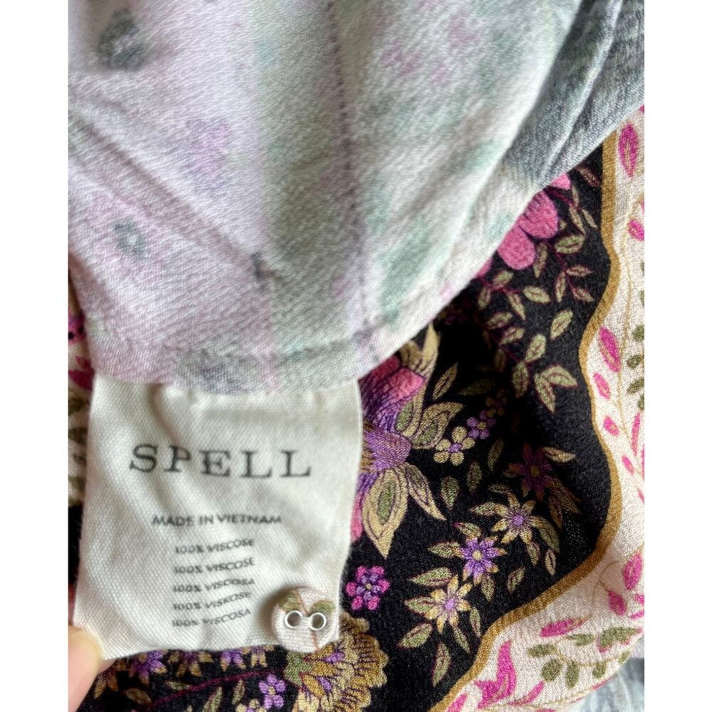 NEW Spell & The‎ Gypsy Collective Lady Untamed Tunic Mini Dress Pink Floral