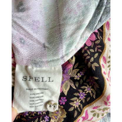 NEW Spell & The‎ Gypsy Collective Lady Untamed Tunic Mini Dress Pink Floral