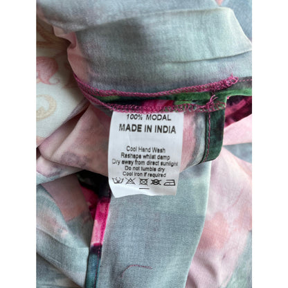 A Rare Bird Garden Party One Size Kimono Pink Floral