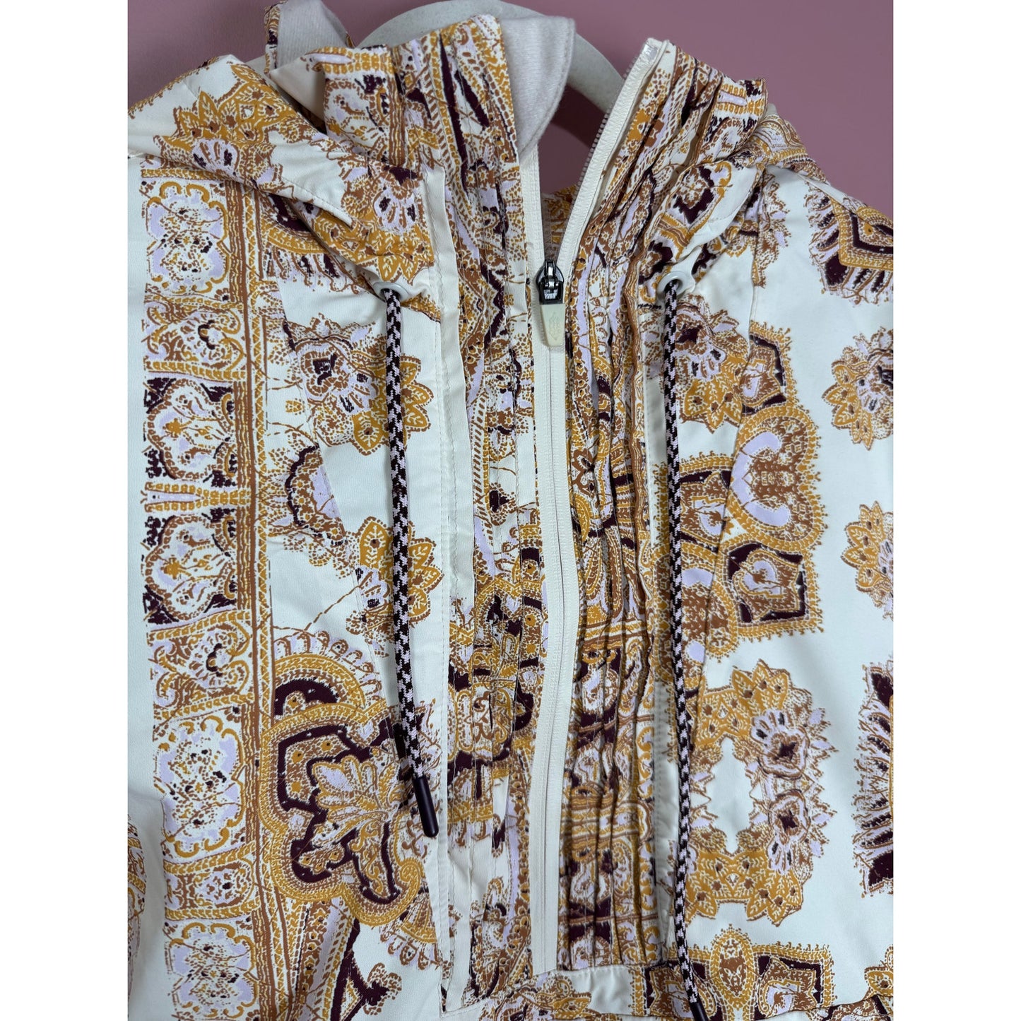 Free People Movement Alpine Glow Ski Pullover Hooded Jacket Size Large