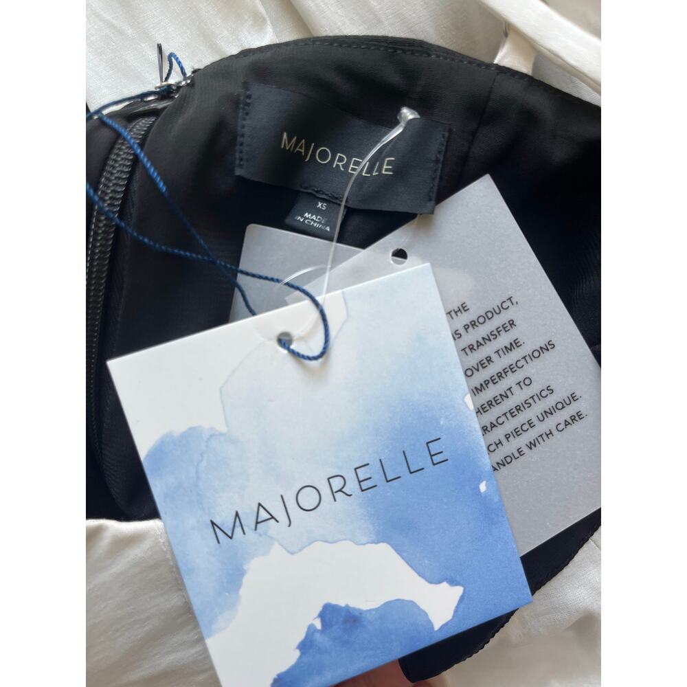 Majorelle Avori Gown in Black and White Size XS