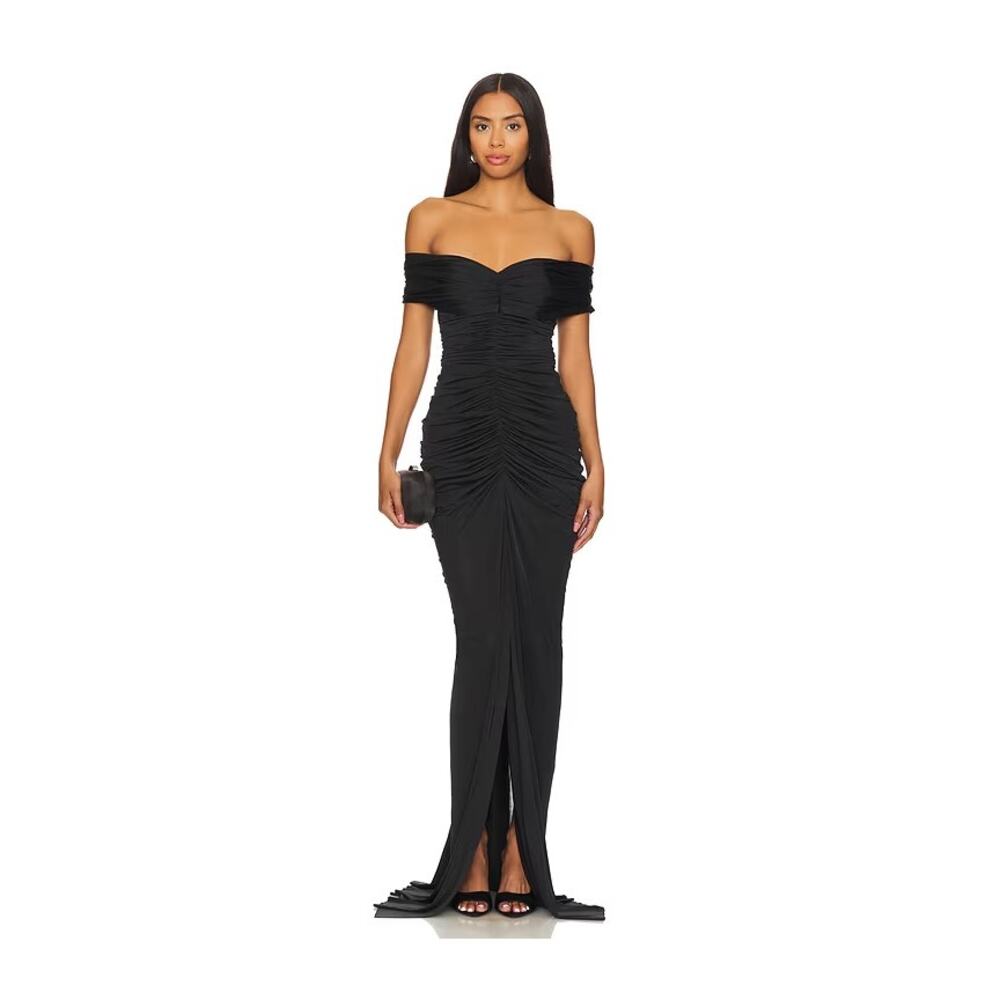 Yaura Tiara Dress Black Size Medium UK 10