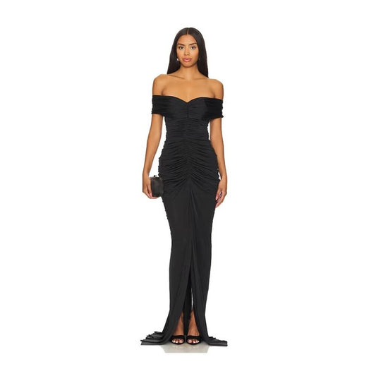 Yaura Tiara Dress Black Size Medium UK 10