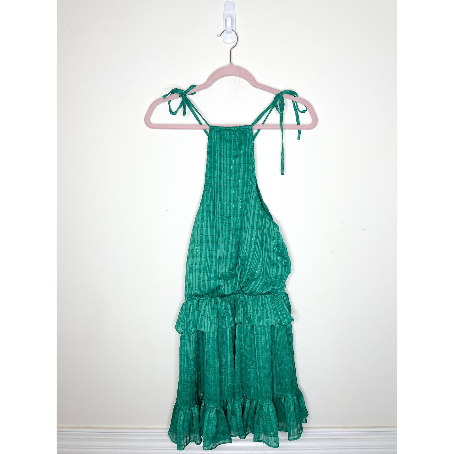 Lovers + Friends Kelly Green Banks Mini Dress Size Small