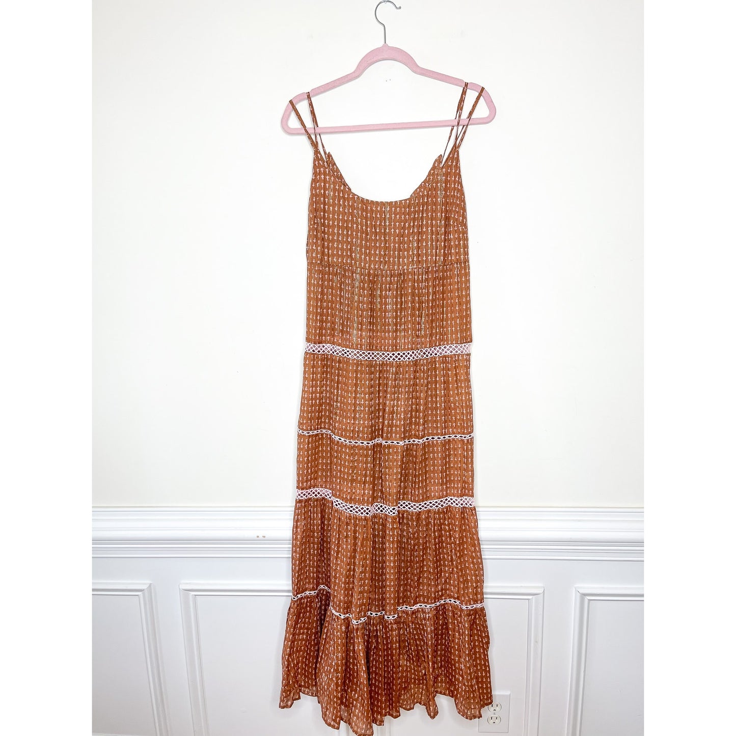 Free People Midnight Dance Maxi Slip Dress Size XS/S