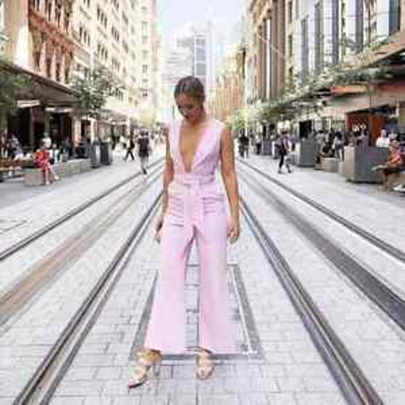 Finders Keepers Essie Pantsuit Size XS