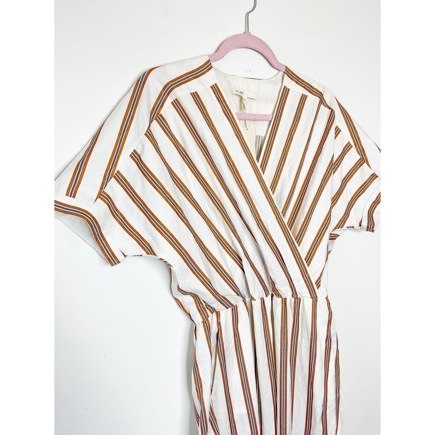 Maje Pieni Stripe Jumpsuit Size 36