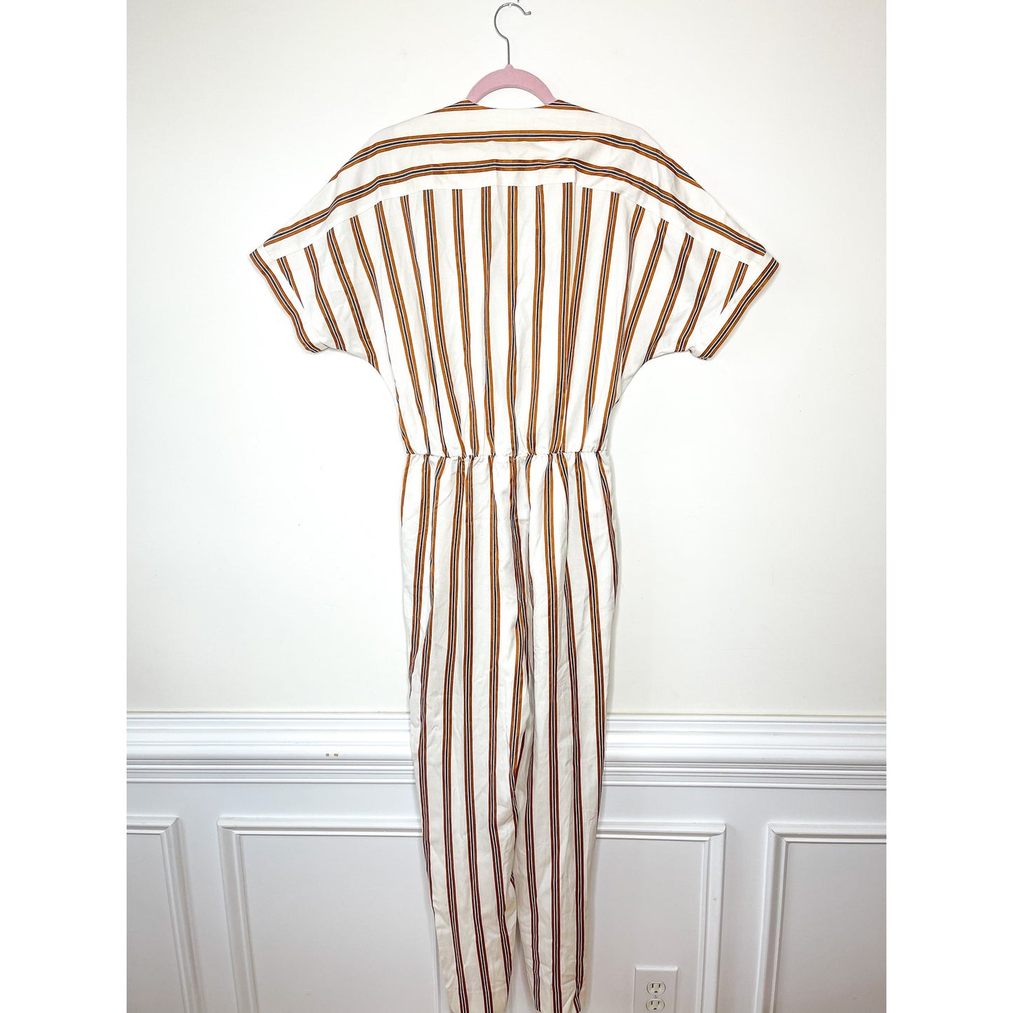 Maje Pieni Stripe Jumpsuit Size 36