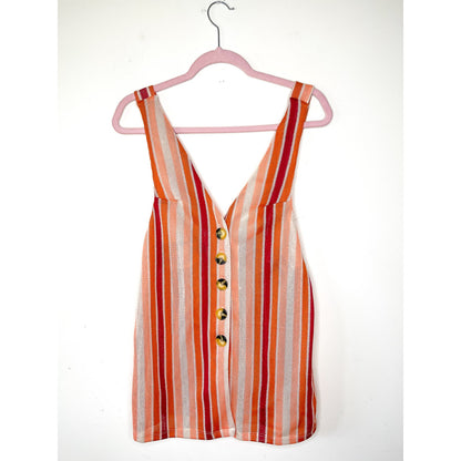 Free People Bridgette Striped Summer Sweater Vest Set Size XS