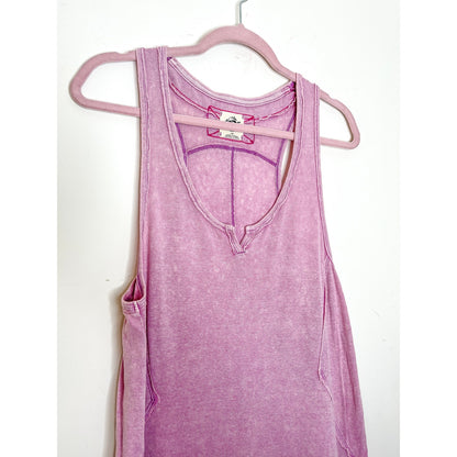 We the Free X Free People Light Purple Ribbed Racerback Midi Dress Size XS FRE354
