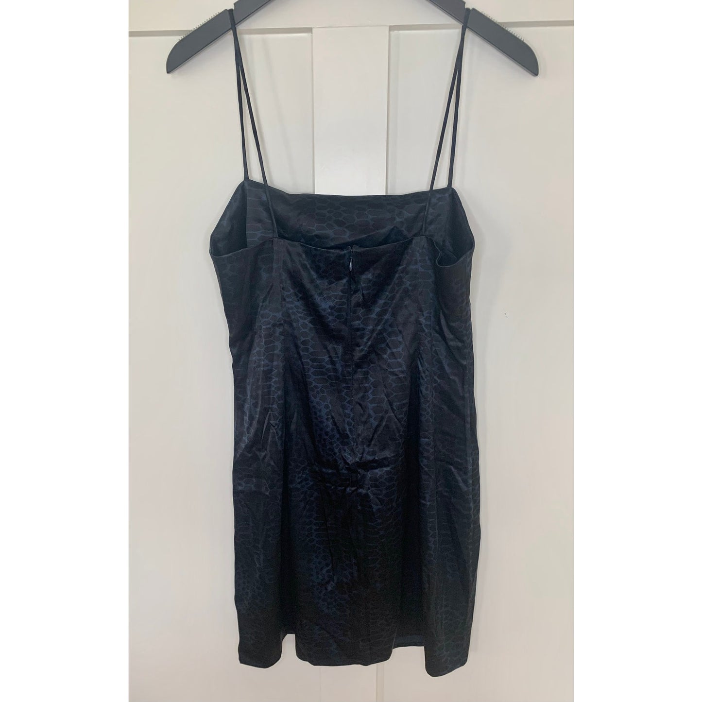 Anine Bing Valentine Mini Slip Dress Large Animal Print Sleeveless Stretch