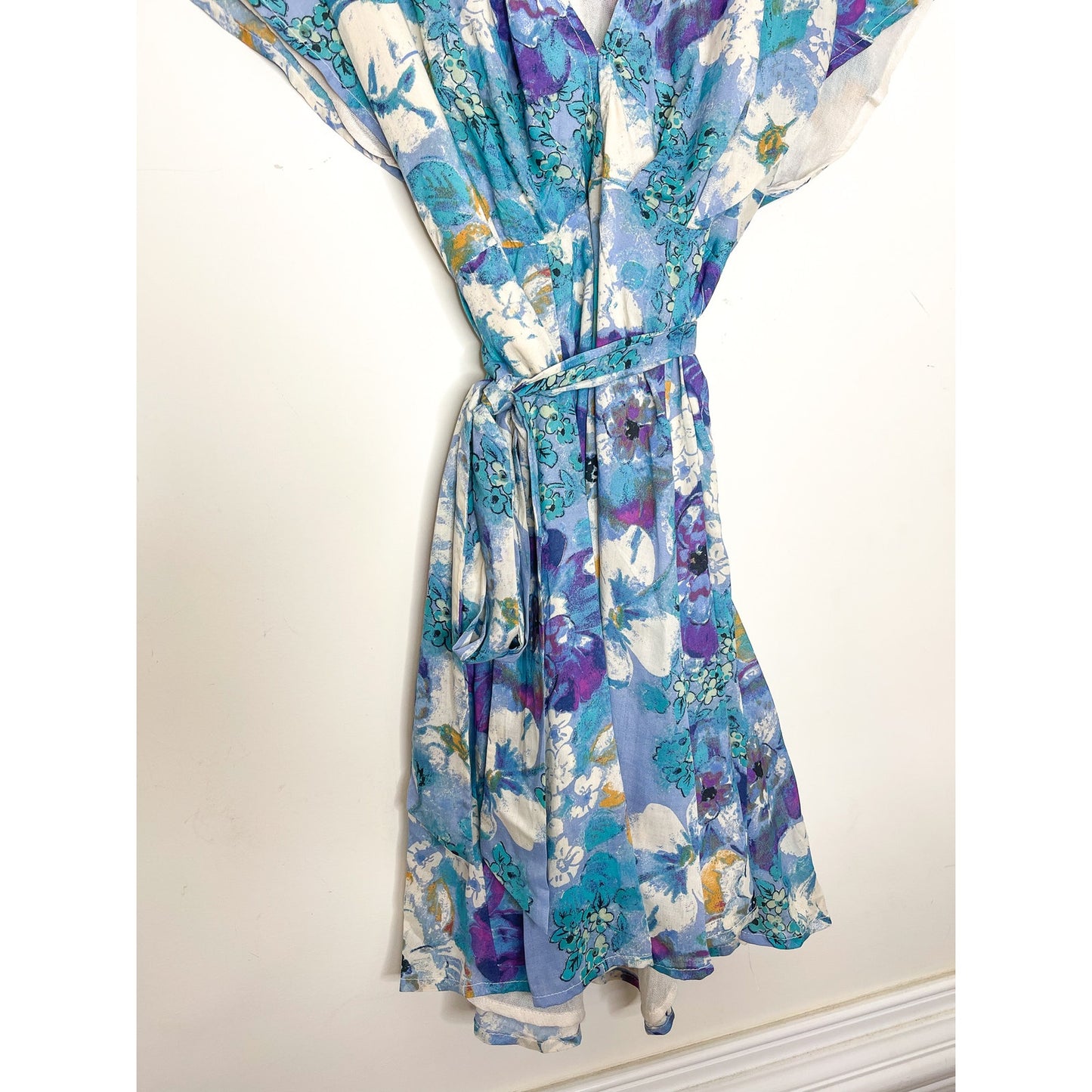 Free People Freddy Tie Mini Dress in Night Combo Size Small