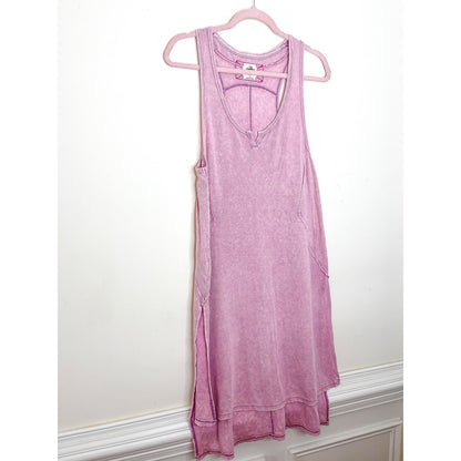 We the Free X Free People Light Purple Ribbed Racerback Midi Dress Size XS FRE354