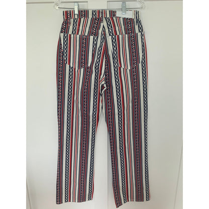 RE/DONE Ford Bootcut Jeans Size 27 Star Stripe Zip Fly High Rise Pockets Cotton