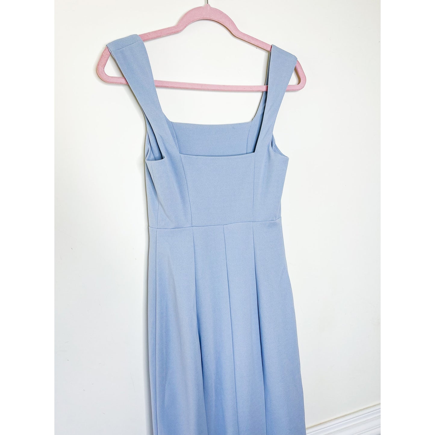 Show Me Your Mumu Paris Gown in Steel Blue Stretch Size Small