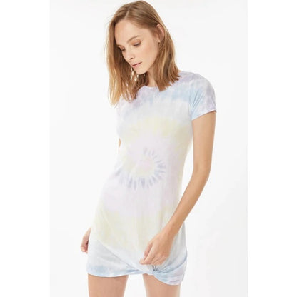 Generation Love Holly T-shirt Dress in Tie-Dye Print