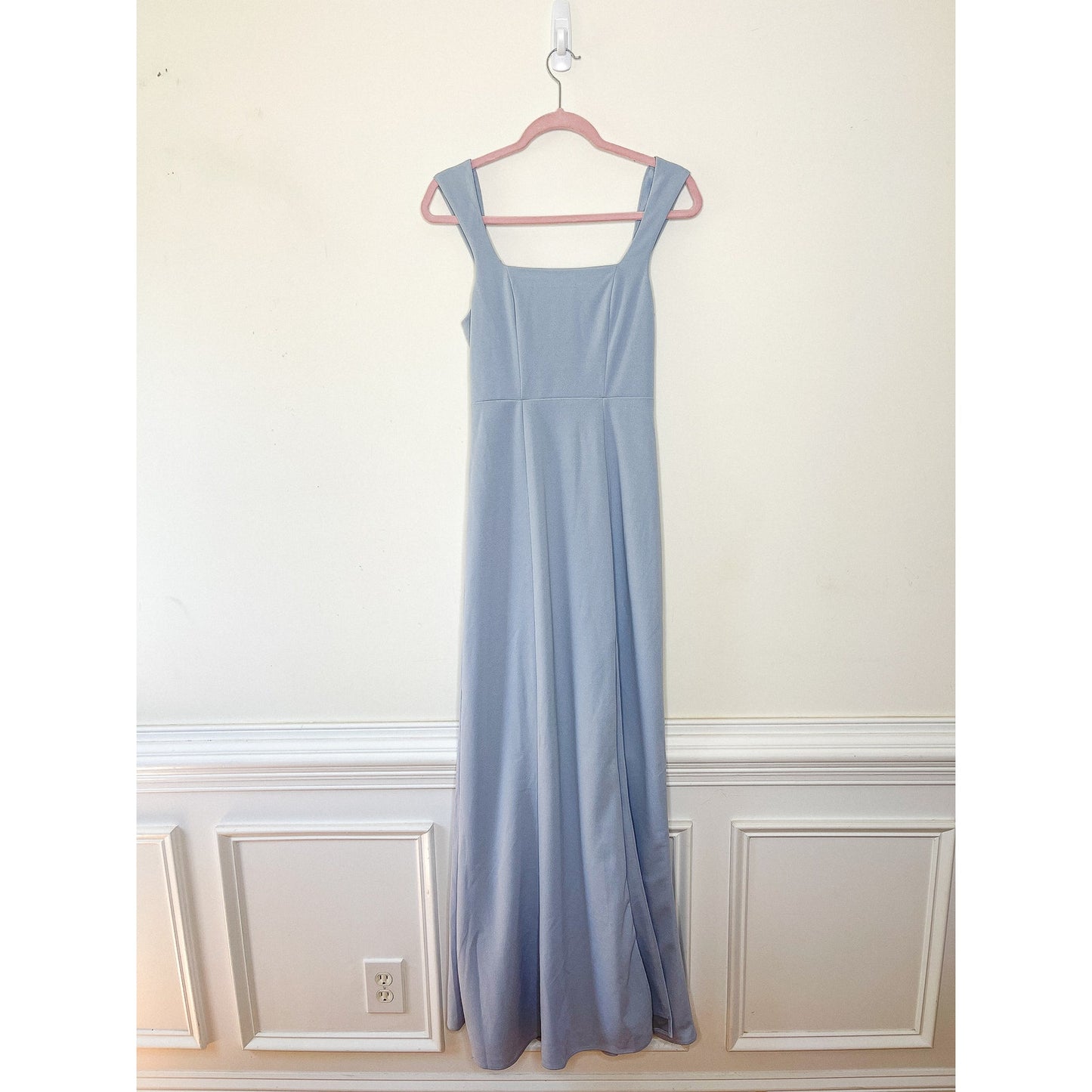 Show Me Your Mumu Paris Gown in Steel Blue Stretch Size Small
