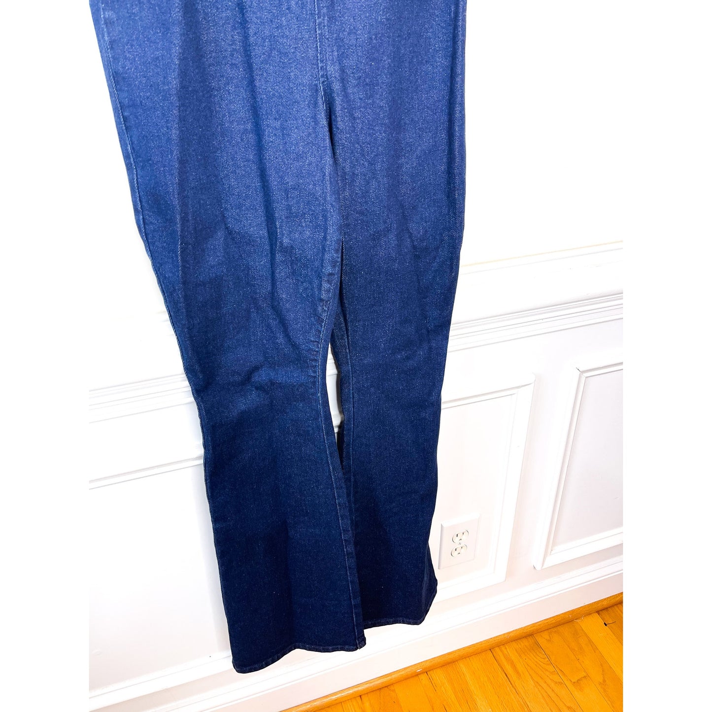 Good American The 70s Icon Denim Playsuit Size 3