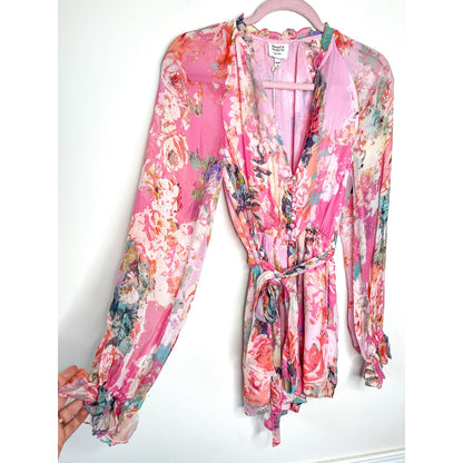 Hemant & Nandita X Revolve Sage Romper in Pink Size XS