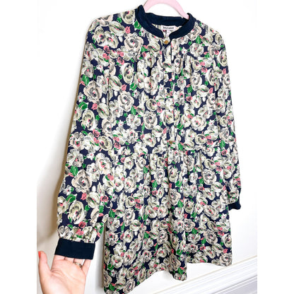 Juicy Couture Floral Print Long Sleeve Dress Size 8