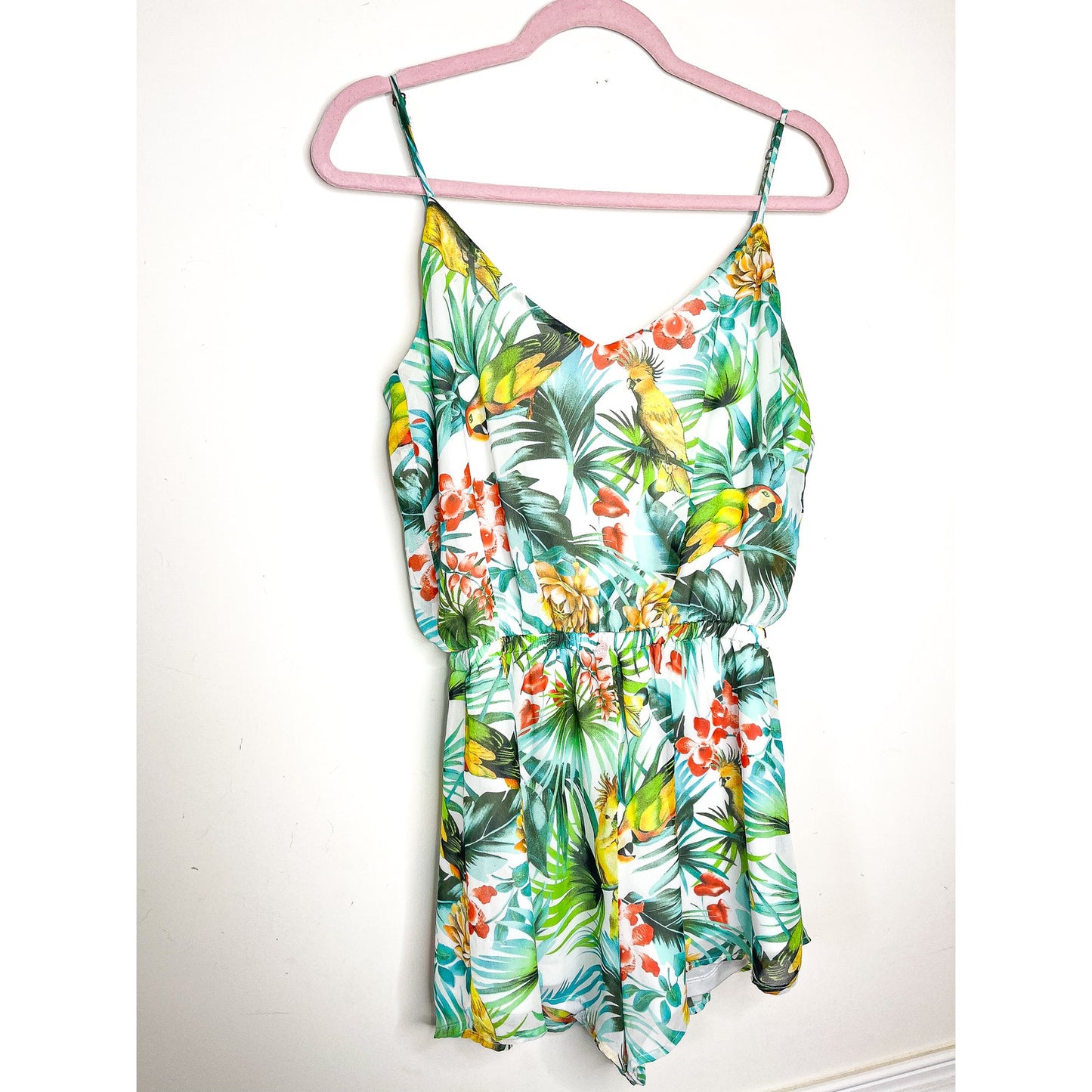 Show Me Your Mumu Rory Romper in Rum Diaries Print Size Large