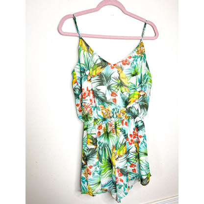 Show Me Your Mumu Rory Romper in Rum Diaries Print Size Large