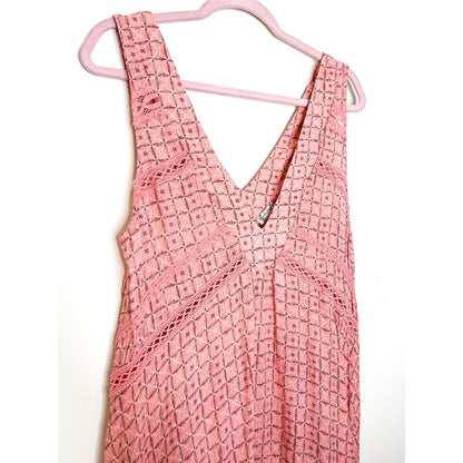 Free People Light Pink Let it Happen Mini Slip Dress Size XS