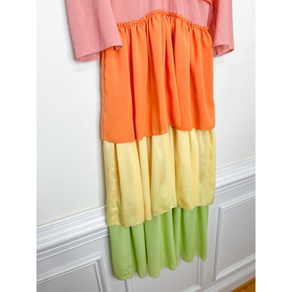 Rejina Pyo Cleo Tie-Back Tiered Maxi Dress Size 12