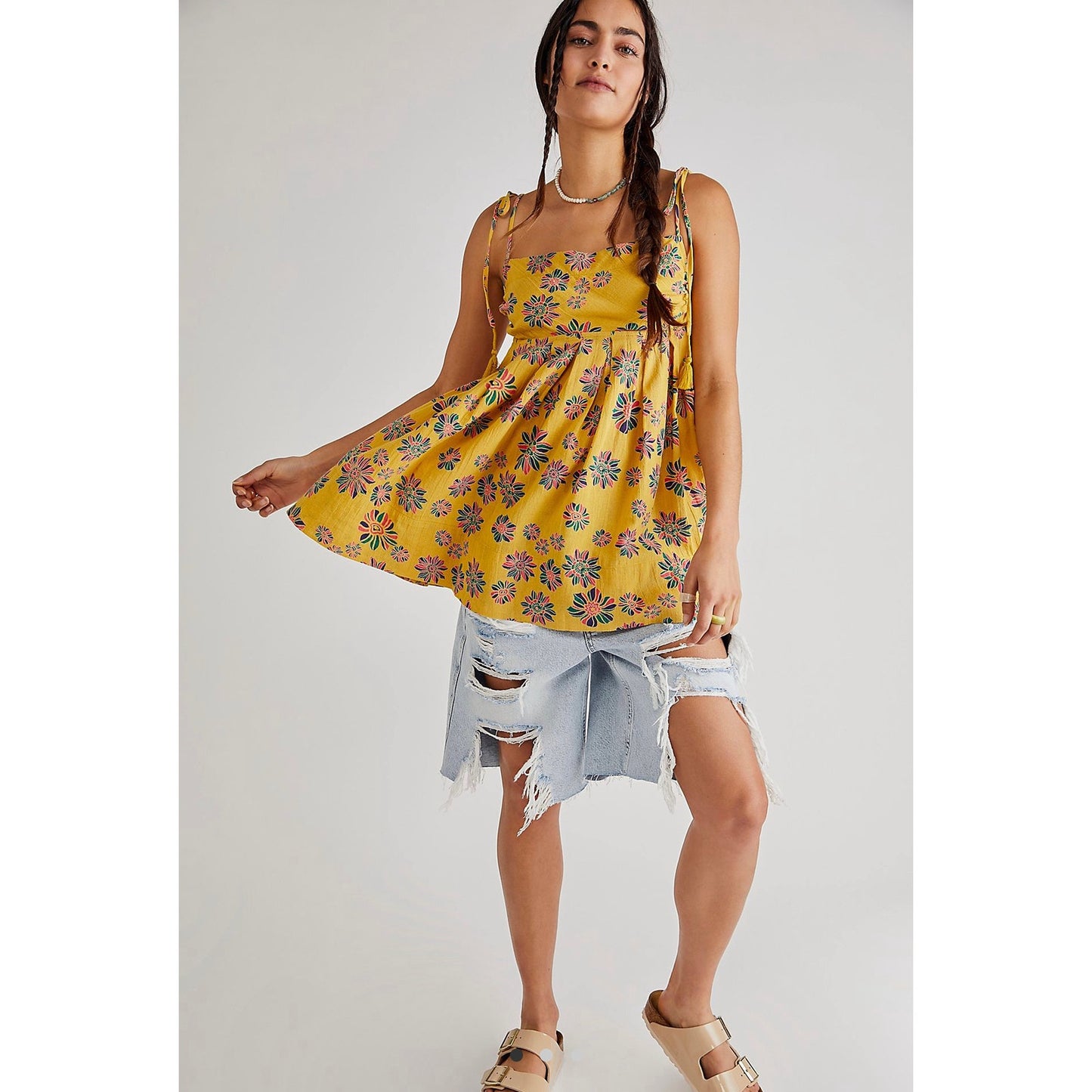 Free People Indigo Mollu Tunic in Bali Size XS