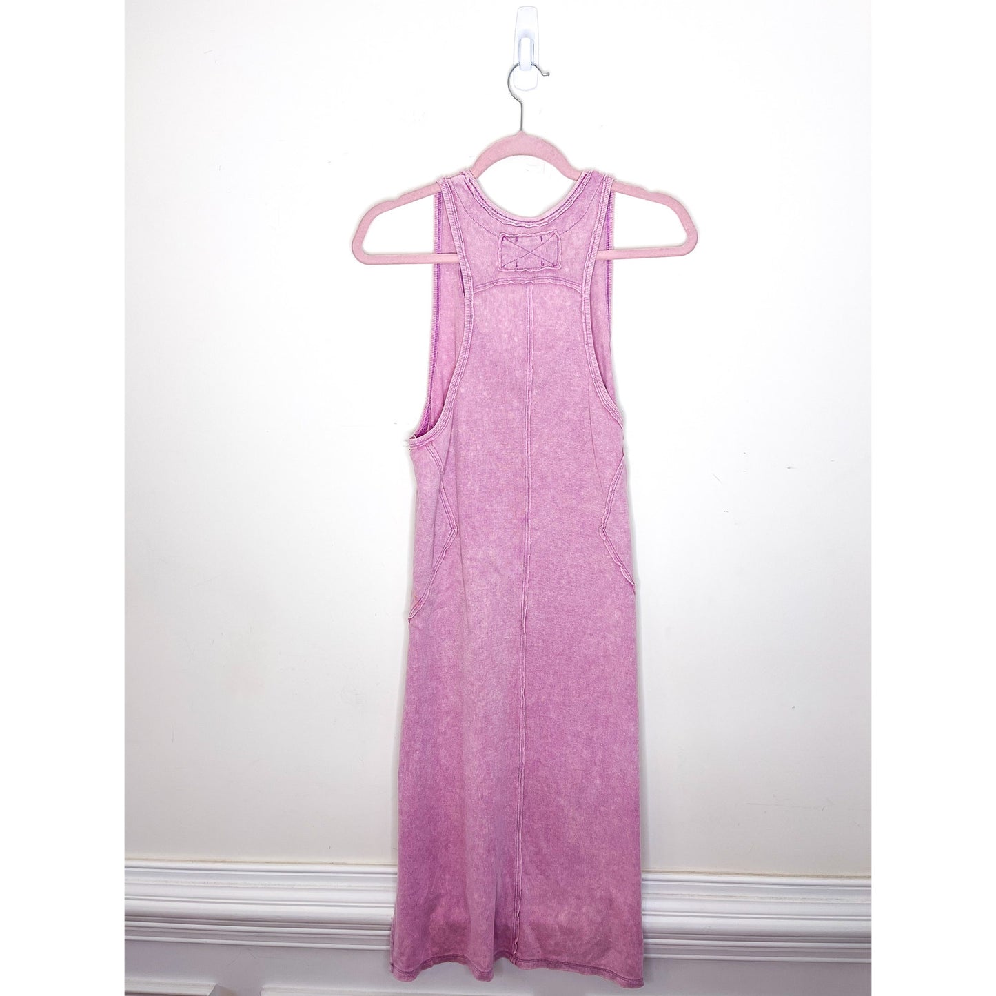 We the Free X Free People Light Purple Ribbed Racerback Midi Dress Size XS FRE354