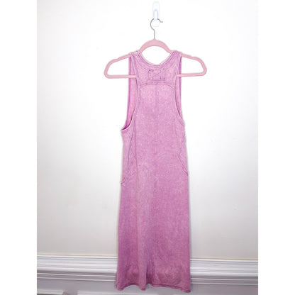 We the Free X Free People Light Purple Ribbed Racerback Midi Dress Size XS FRE354