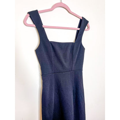 Show Me Your Mumu Eden Midi Dress in Black Stretch Size Small