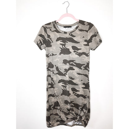 Generation Love Holly T-shirt Dress in Camo Print