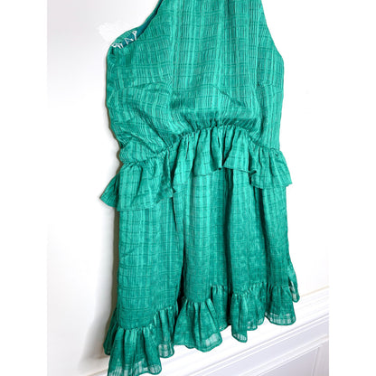 Lovers + Friends Kelly Green Banks Mini Dress Size Small